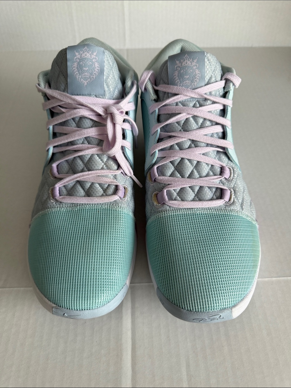Men’s Nike LeBron Witness 8 Easter Glacier Blue/Light Armory Blue/Lilac Sz 14
